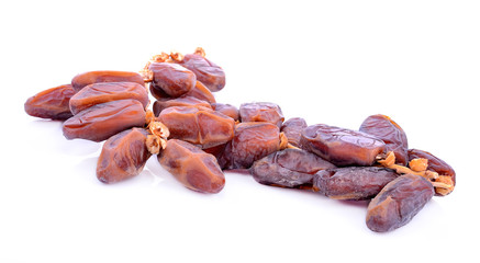 date palm on white background