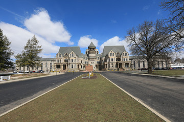 The Ohio State Reformatory in Mansfield Ohio is on the register of historical places.  Tours operate daily, making it a popular tourist attraction.