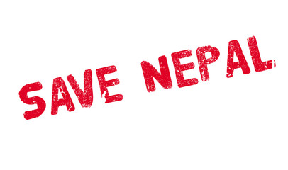 Save Nepal rubber stamp. Grunge design with dust scratches. Effects can be easily removed for a clean, crisp look. Color is easily changed.