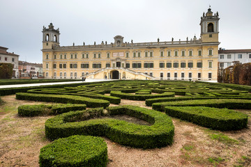 COLORNO, ITALY - NOVEMBER 06, 2016 - The Royal Palace of Colorno, Parma, Emilia Romagna, Italy