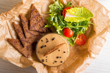 Pate, snack, food, dish, toast, liver, delicious, meat, nutritious, menu