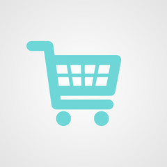 Shopping cart icon.