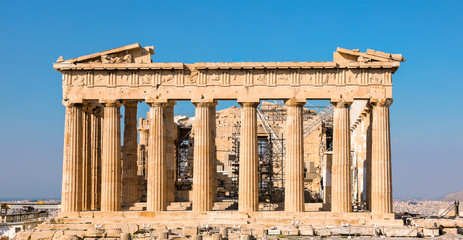 Parthenon temple, Acropolis in Athens, Greece.