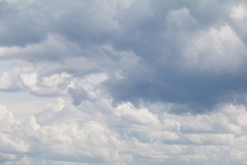 blue sky bright with big cloud beautiful and raincloud art of nature