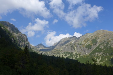 Obraz premium Beautiful mountains in the High Tatras, Slovakia