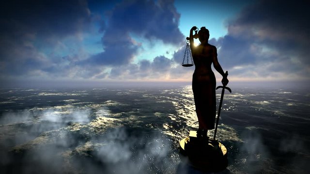 Statue of justice, Law concept, Temida - Themis