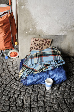 Obdachlosigkeit und das  Leben auf der Straße