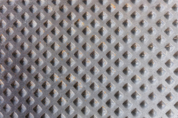 Black cast iron metal pattern as background