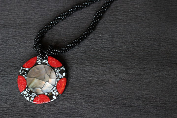 Necklace with mother of pearl from Thailand