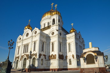 The Cathedral of Christ the Savior in Moscow, Russia