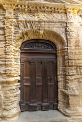 Fototapeta na wymiar Medieval door in Gordes France