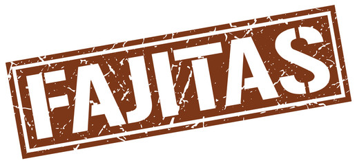 Fototapeta premium fajitas square grunge stamp