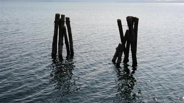 pier at Bracciano Lake - Trevignano (Italy)