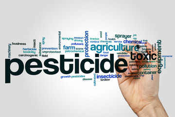 Pesticide word cloud