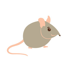 Fototapeta premium elephant shrew vector illustration style Flat