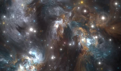 Reflexionsnebel Ort der Sternentstehung, Nebel strahlt durch reflektiertes Sternlicht © Peter Jurik