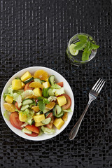 Colorful summer Vegetable salad