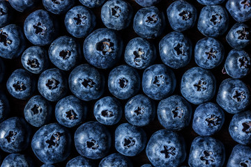 fresh big blueberries