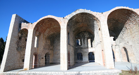 Asiago Italy the fort of World War I called Forte Interrotto