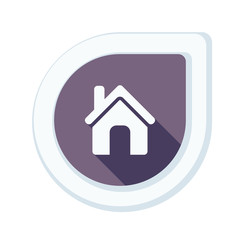 Home button icon illustration