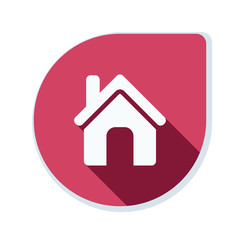 Home button icon illustration