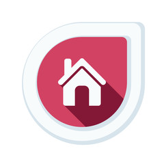 Home button icon illustration