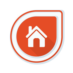 Home button icon illustration