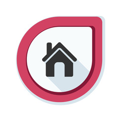 Home button icon illustration