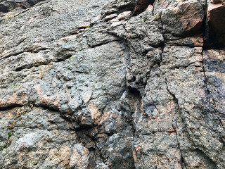 The texture of the stone.