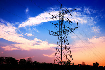 High voltage post or High voltage tower