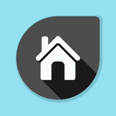 Home button icon illustration