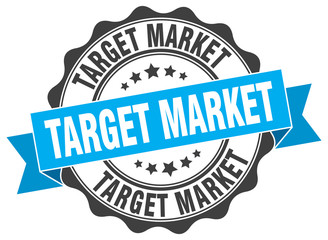 target market stamp. sign. seal