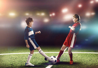 Obraz premium Football game