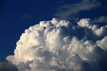 Obraz premium Dramatic sky with stormy clouds , rainy day 