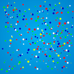 Colorful confetti background.