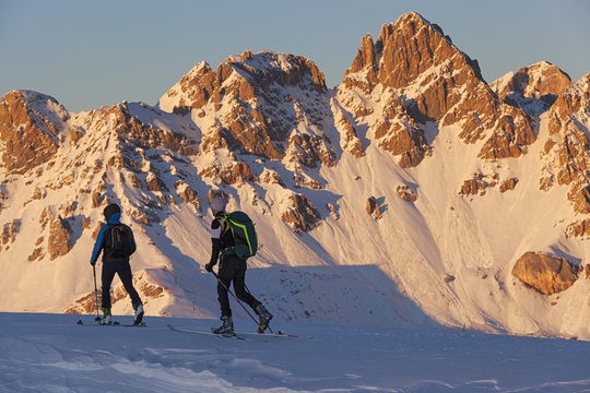 Col Margherita, Dolomites, Fassa Valley, Trentino, Italy.