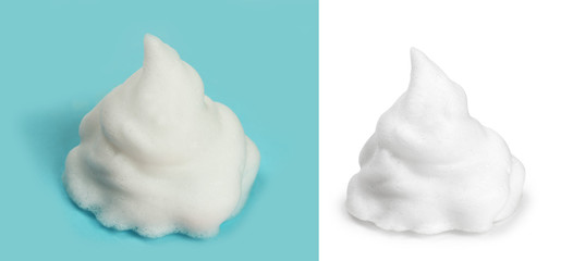 white foam bubbles texture - obrazy, fototapety, plakaty
