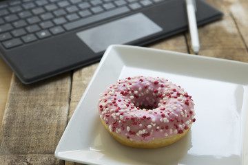 Breakfast in the office