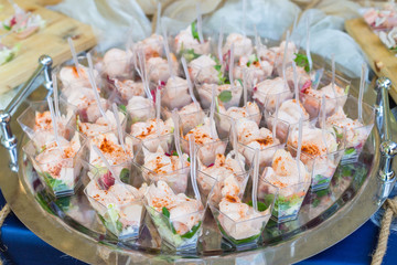 assortment Appetizers and finger food