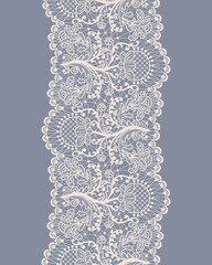 seamless lace border - 140956553