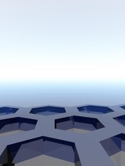 Abstract Hexagonal Background