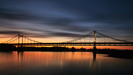 Fototapeta na wymiar Sunset & bridge