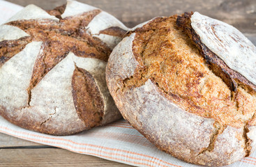 Two loaves of bread