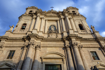 Church of Saint Francis in Catania on the island of Sicily, Italy