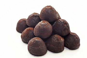 Pyramid of chocolate.