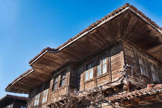 Old traditional wooden house in Zheravna, Bulgaria