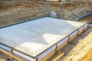 Kellergeschoss Neubaugebiet 