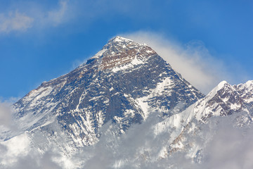 Portrait of the Mount Everest (view from Renjo Pass) - Nepal, Himalayas