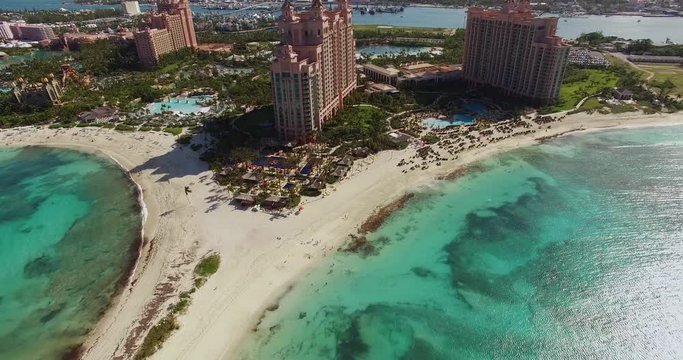 Aerial View of Bahamas Resorts