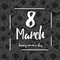 Międzynarodowy Dzień kobiet, szczęśliwy dzień kobiet, 8 marca, Symbol, Rose, kwiaty, różowy, kwiatu, karty z pozdrowieniami.